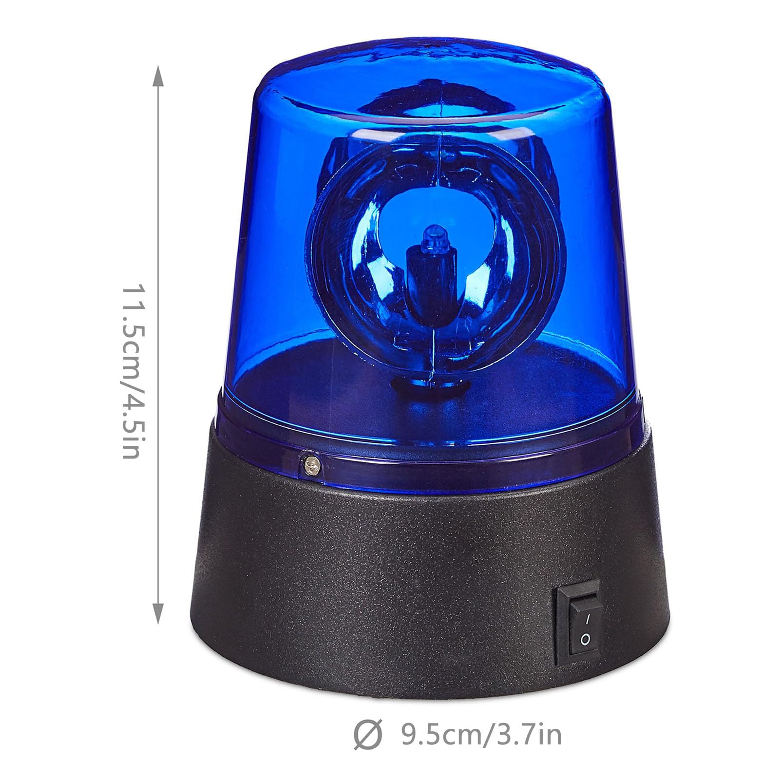 Gyrophare,Lumière de fête - 360 feux d'avertissement de sécurité rotatifs à piles, lumières d'ambiance pour fête disco Club jeu de rôle thème anniversaire Pekmar