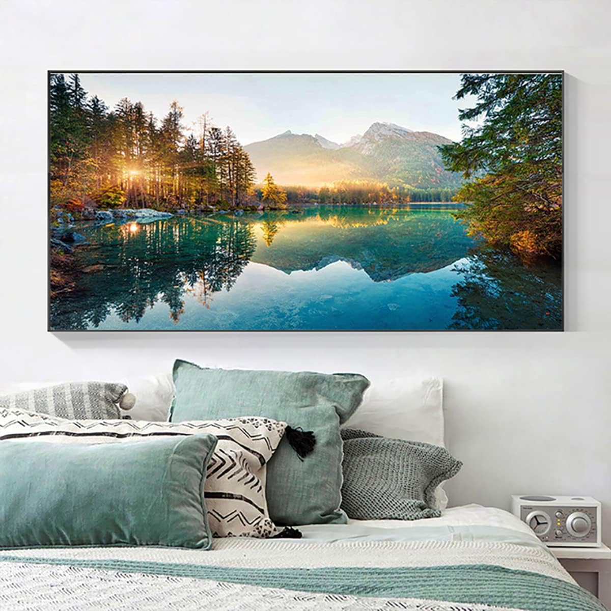 Instarry DIY 5D Diamond Painting Kits Full Drill Natural Scenery Mosaic Embroidery Wall Art Decor 39.4x19.7 inch