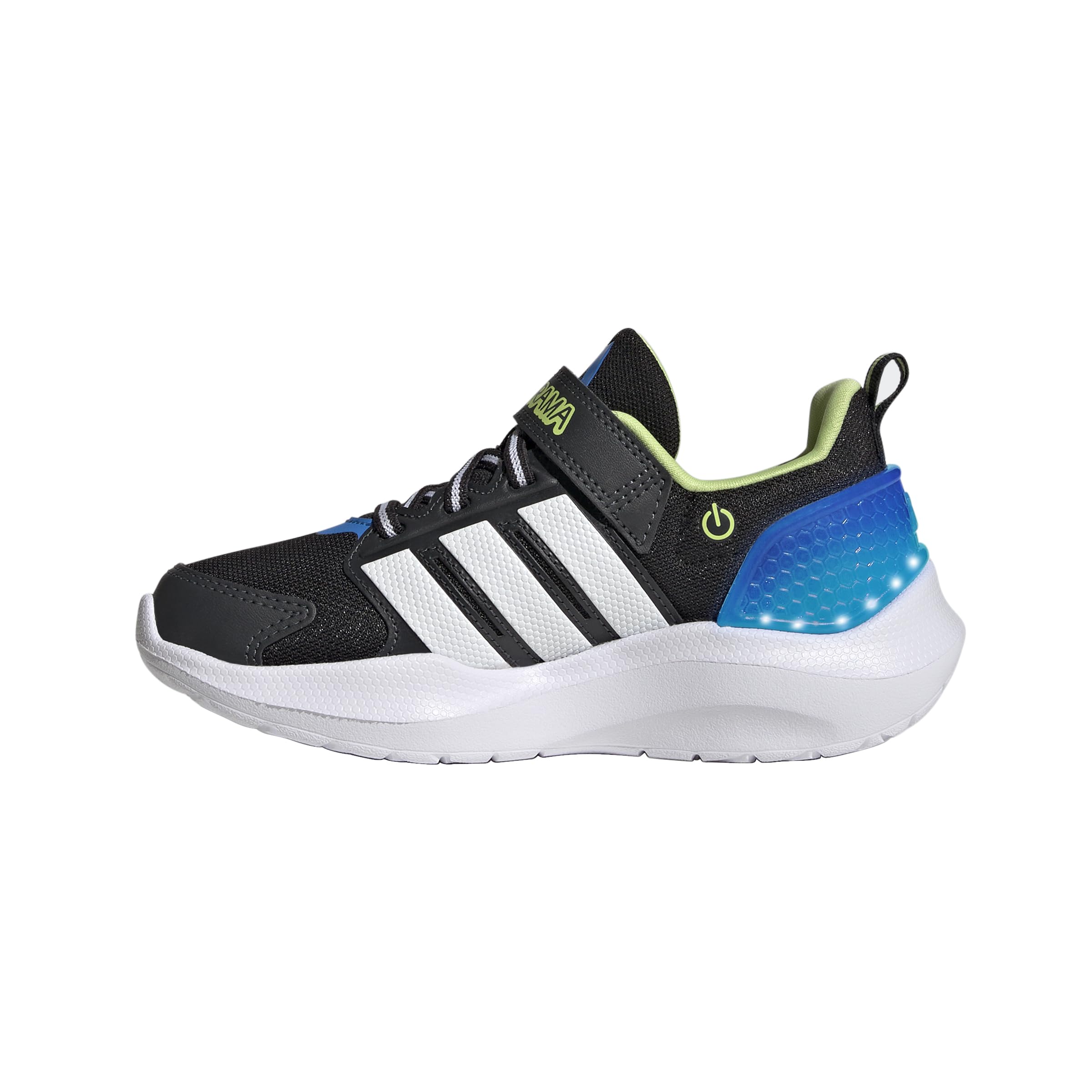 

                                                    adidas Unisex-Kids Lightorama Runner, Black/White/