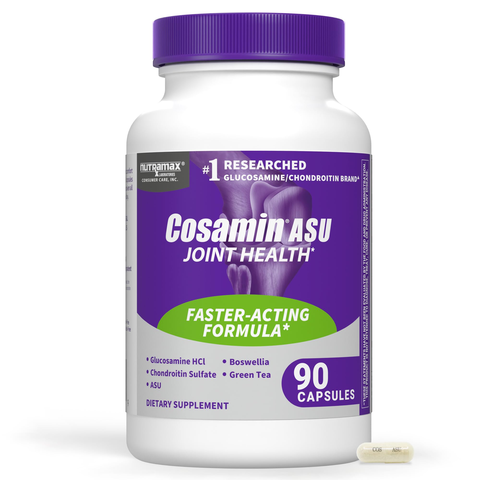 Nutramax Cosamin ASU Faster-Acting Joint Health Supplement, 90 Capsules
