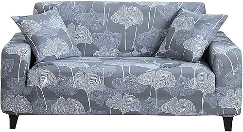 Funda de sofá estampada, funda elástica para sillón, juego de fundas de sofá con patrones para sillón acojinado de 4 plazas YXY (4 plazasgrande de 3