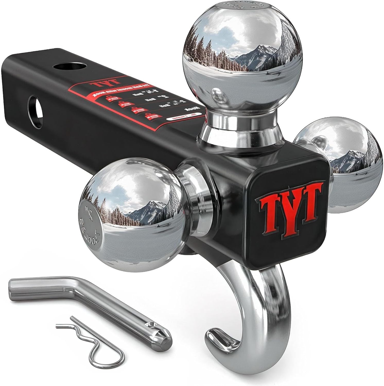 TYT Trailer Hitch Tri Ball Mount - towing products and winches | Mubboo