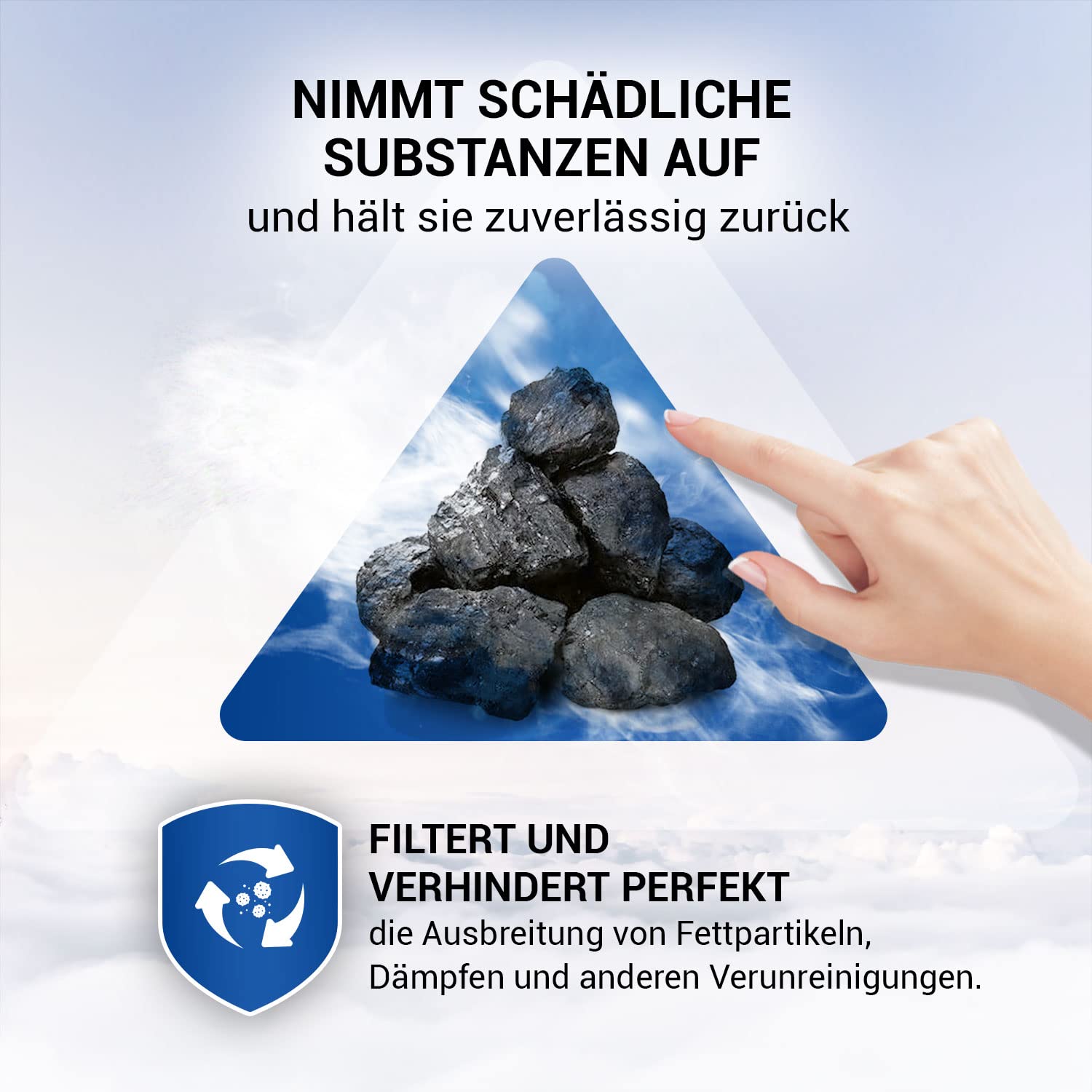VIOKS Filtr węglowy okap kuchenny 225 x 210 mm zamiennik do Elica Model15 Wpro 484000008575 CHF15/1 Type15 MCFE01 902980045/6 197465 AH040 FCH160 Candy 490195 95 90 29793818 filtr z węglem aktywnym