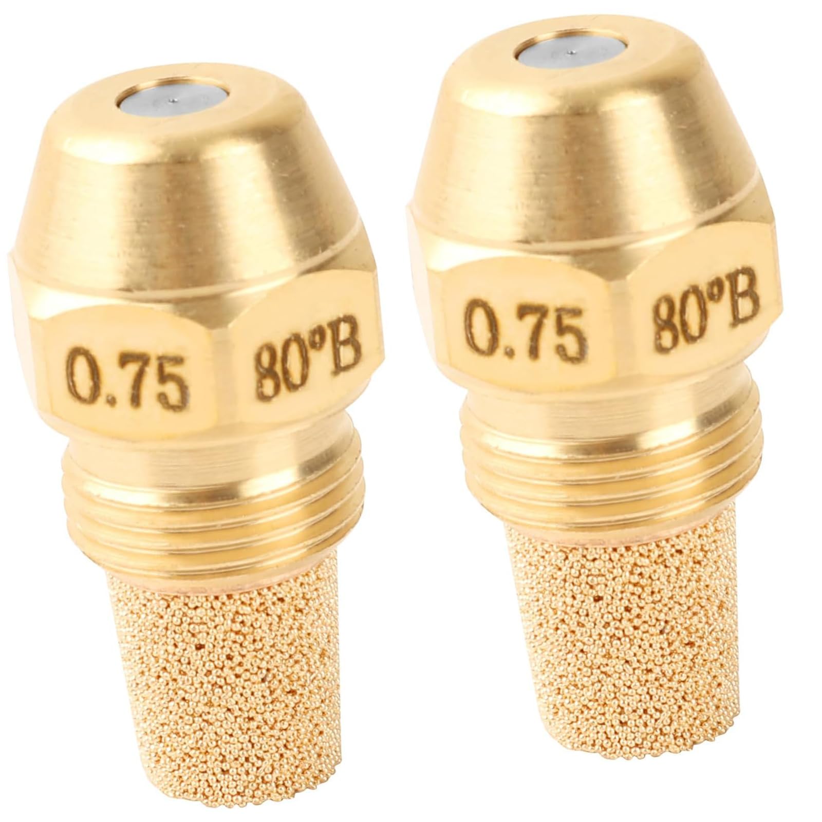 Hdoytxxm B Oil Metal Urning Nozzle 80 Degree 0.65/75 / 85 Waste Oiler Heater Combustion