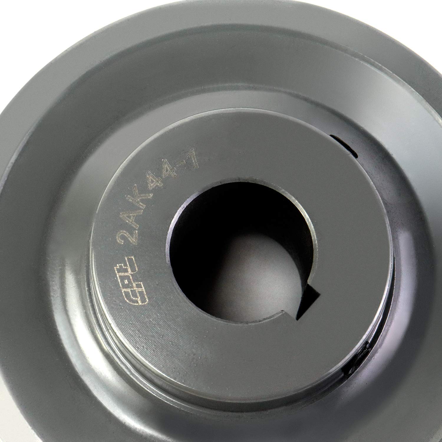 QWORK Double Groove Web Sheaves, 4.25"OD 1" Bore V-Belt Sheave for V-Belt, 2AK44-1