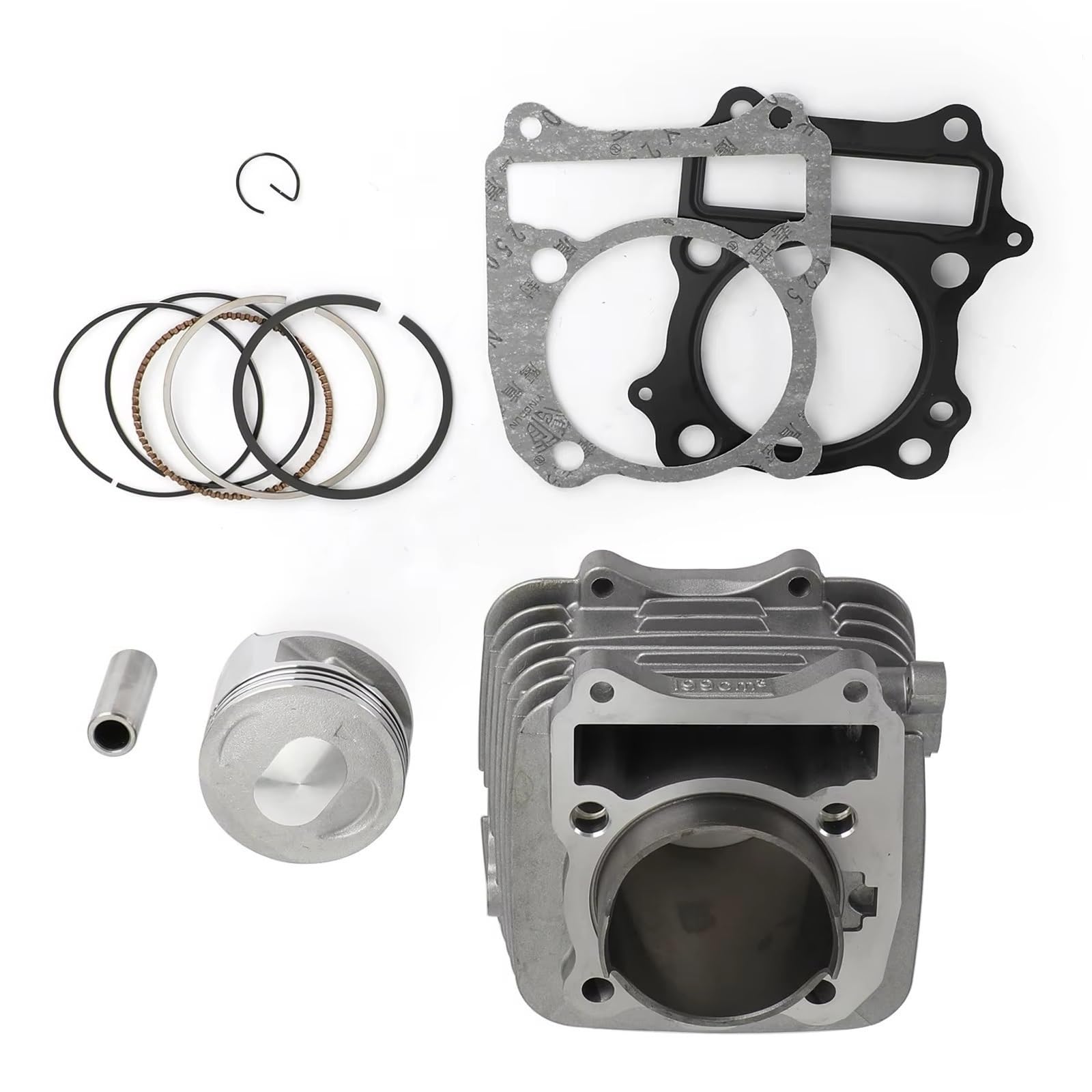 Moto Testata Del Cilindro Compatibile Con Suzuki Per DR200 Per Djebel 1992 1993 1994 1995 1996 1997 1998 1999 2000 2001 2002 2003 Kit Guarnizione Testata Pistone Cilindro 66mm