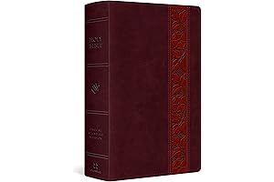 ESV Large Print Personal Size Bible: TruTone, Mahogany, Trellis Design