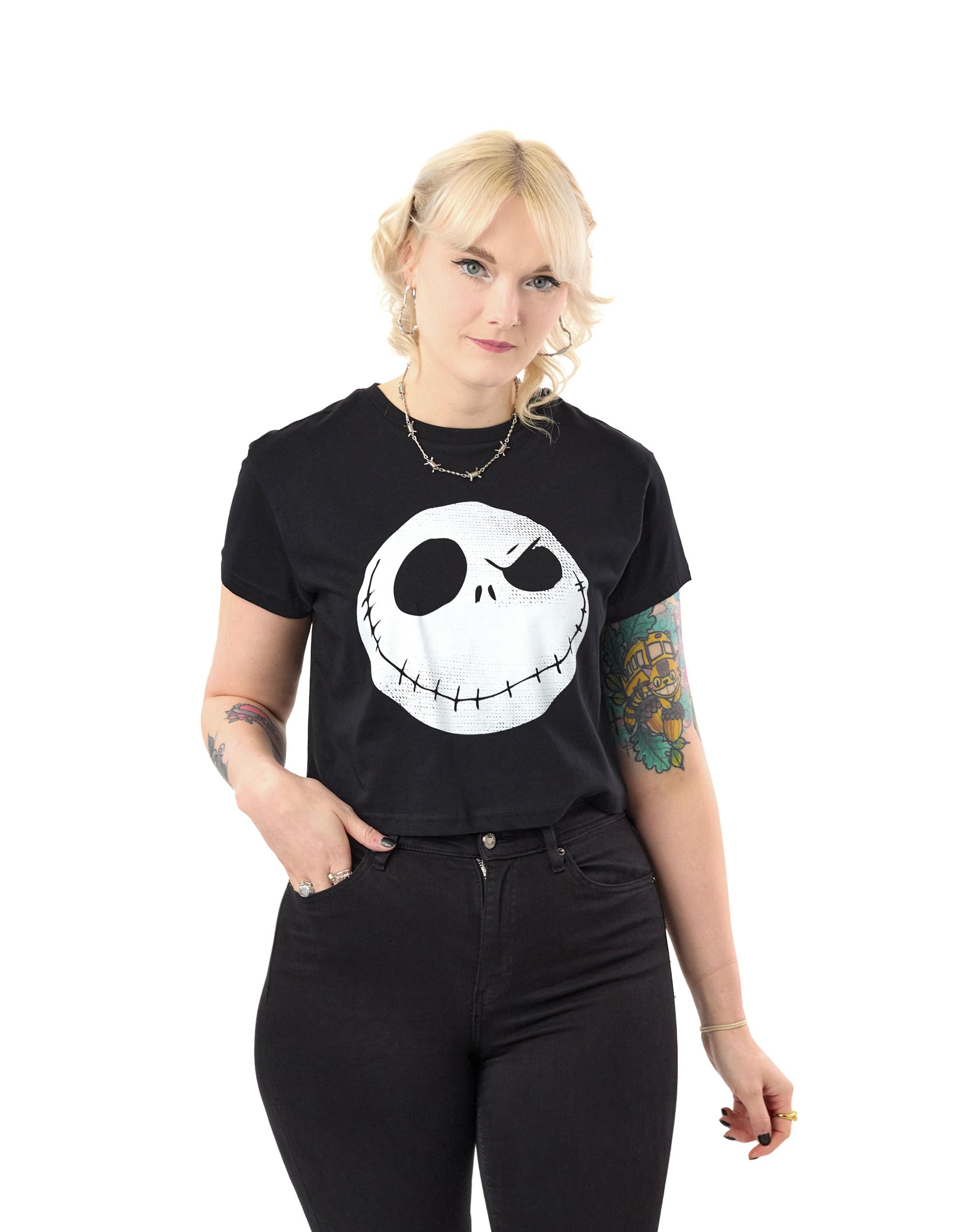 Disney - Women's - Crop Top - XL - Black