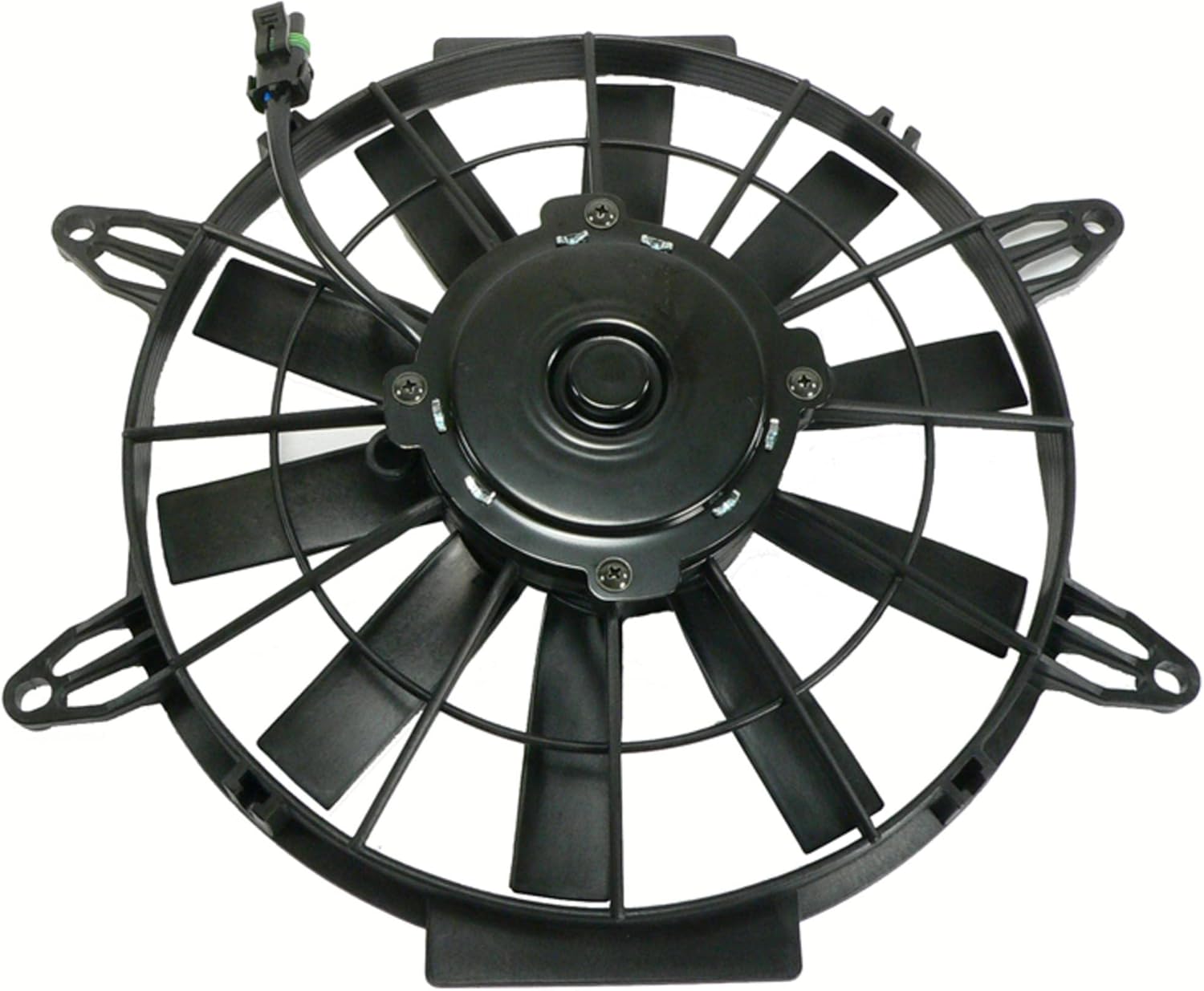 All Balls Racing 70-1004 Cooling Fan Compatible with/Replacement for Polaris ATP 500 4x4 2005, Sportsman Forest 500 Tractor 2011, Sportsman 500 Tractor EFI Built 2009-2010