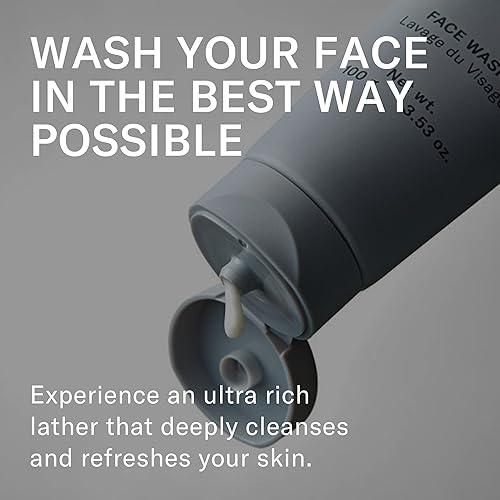 Miniatura 2 de Jabón facial para hombre  Fabricado en Japón  Espuma rica y refrescante de primera calidad con arcilla marroquí, raíz de regaliz, Konbu de Hokkaido