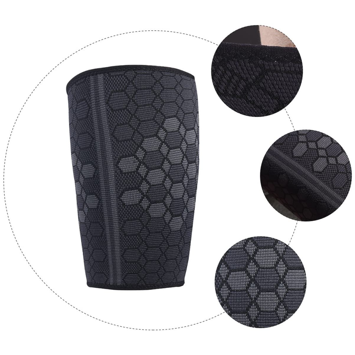 1pc Thigh Support Protector Nylon Thigh Sleeve for Outdoor Sports Comfortable Compression Brace for Basketball Cycling and Running Activities Athletic Gear