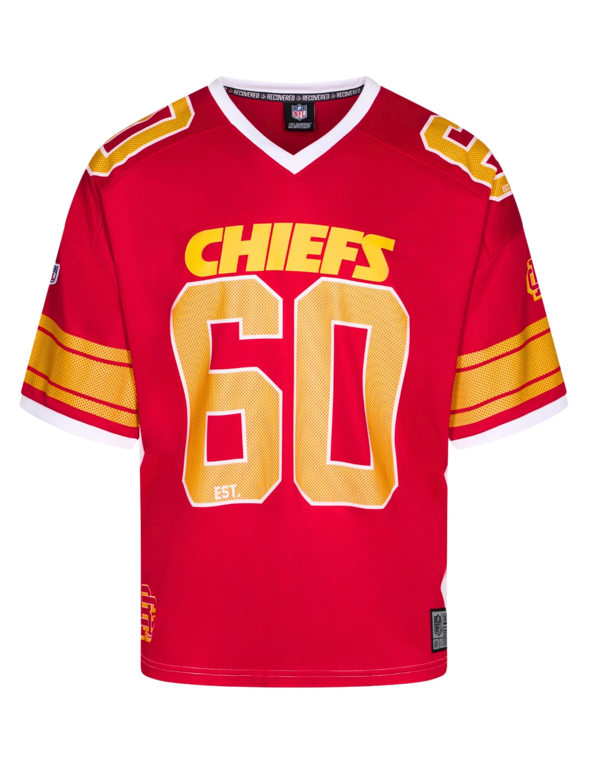 Recovered NFL t-Shirt Jersey Maillot Football Américain Chemise de supporteur Logo de l'équipe Numéro été Logo Oversized