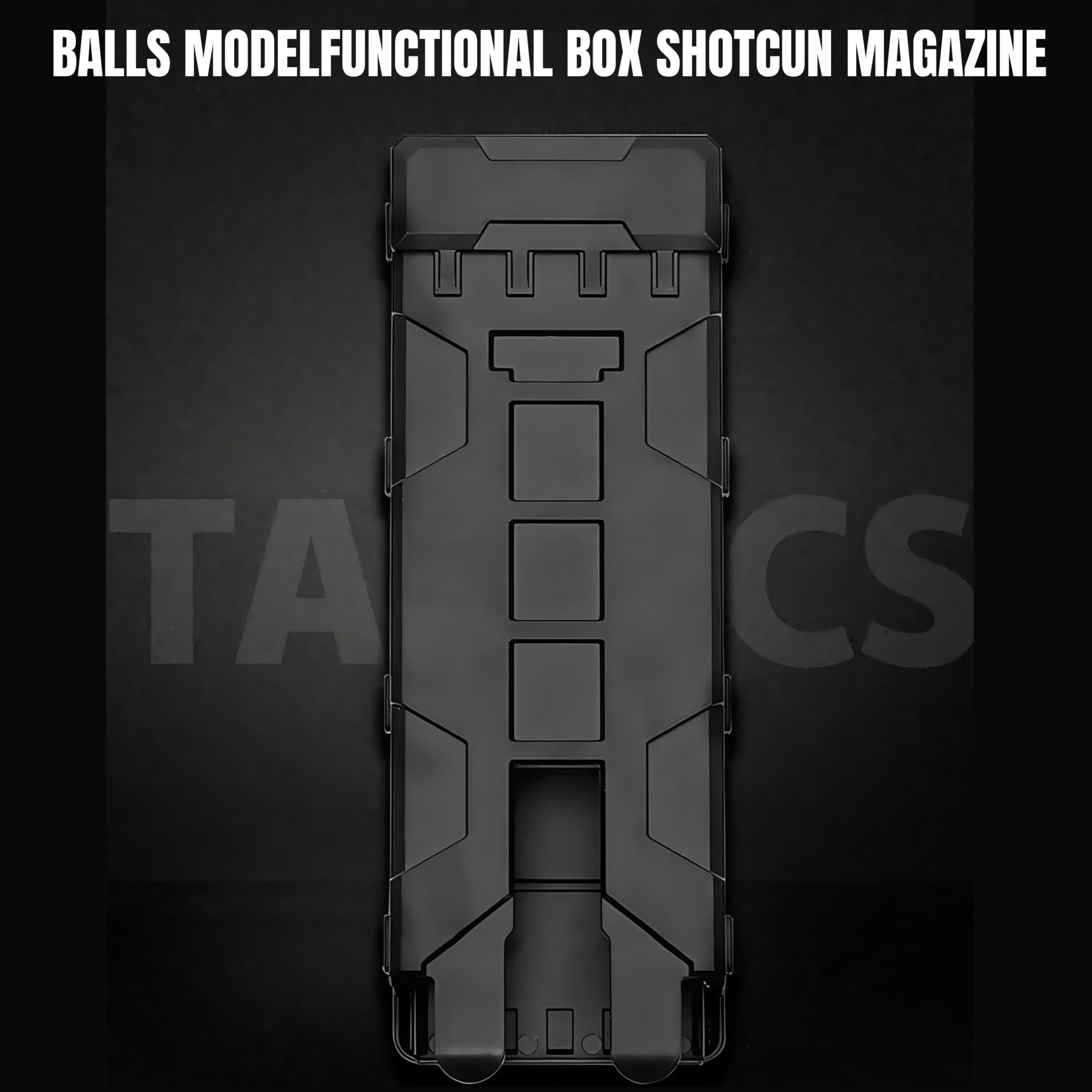 ACEXIER Portacargador táctico Molle para 10 Cartuchos de Calibre 12, Soporte para Recarga, Bolsa para munición, Airsoft y Paintball