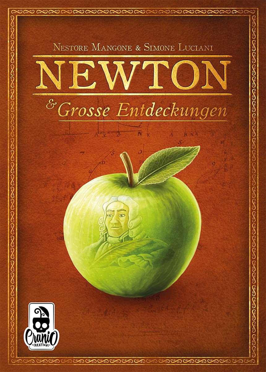 Asmodee | Cranio Creations | Newton inkl. Erweiterung Große Entdeckungen | Grundspiel + Erweiterung | Kennerspiel | Brettspiel | 2-4 Spieler | Ab 12+ Jahren | 45+ Minuten | Deutsch