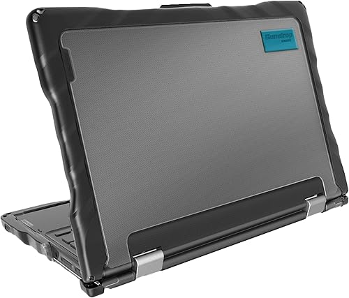 Miniatura 1 de Gumdrop DropTech - Funda para laptop compatible con Chromebook Lenovo 300e (2 generación, Intel). Diseñada para estudiantes K-12, profesores y