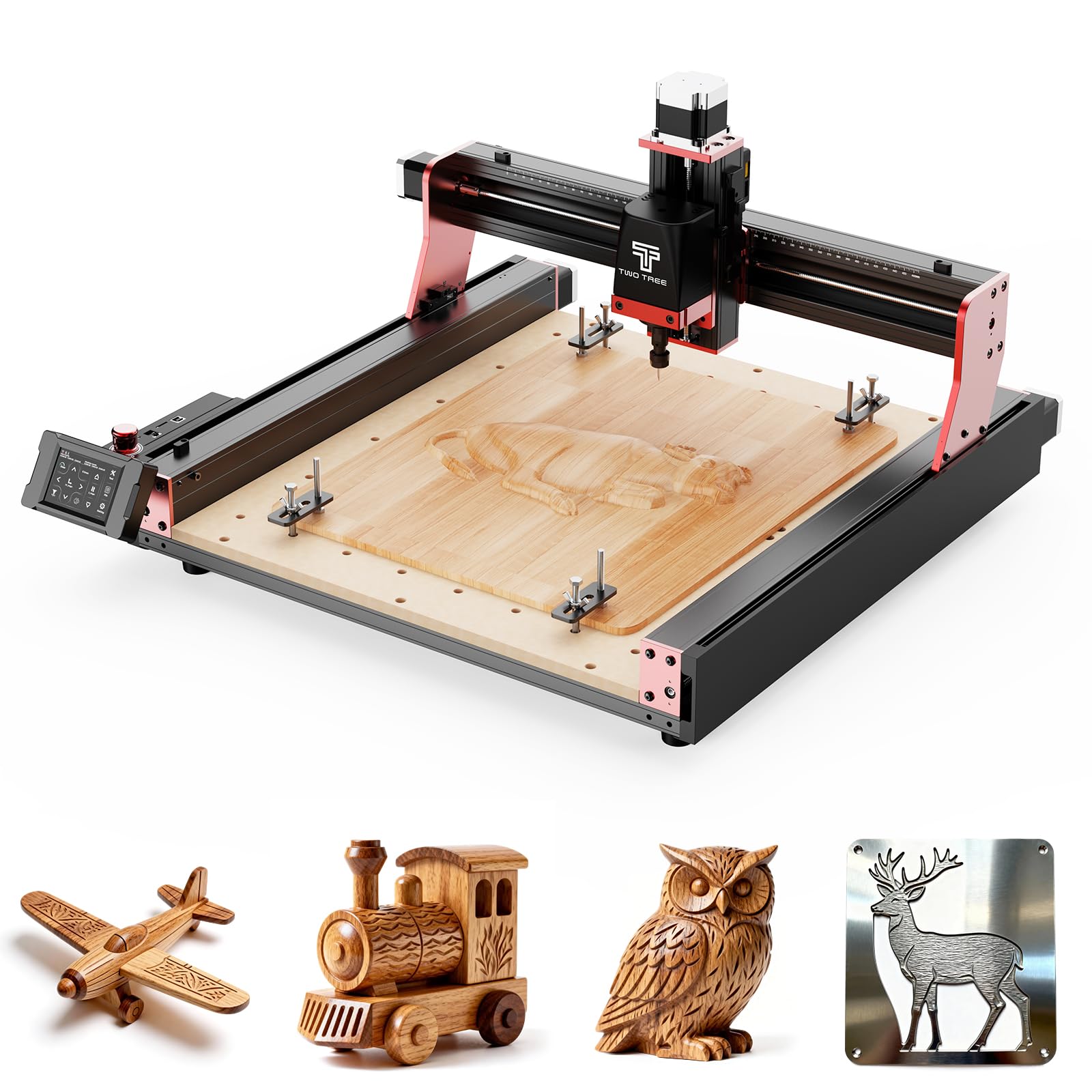 Twotrees TTC450 PRO frezarka CNC, 3-osiowa do drewna i akrylu