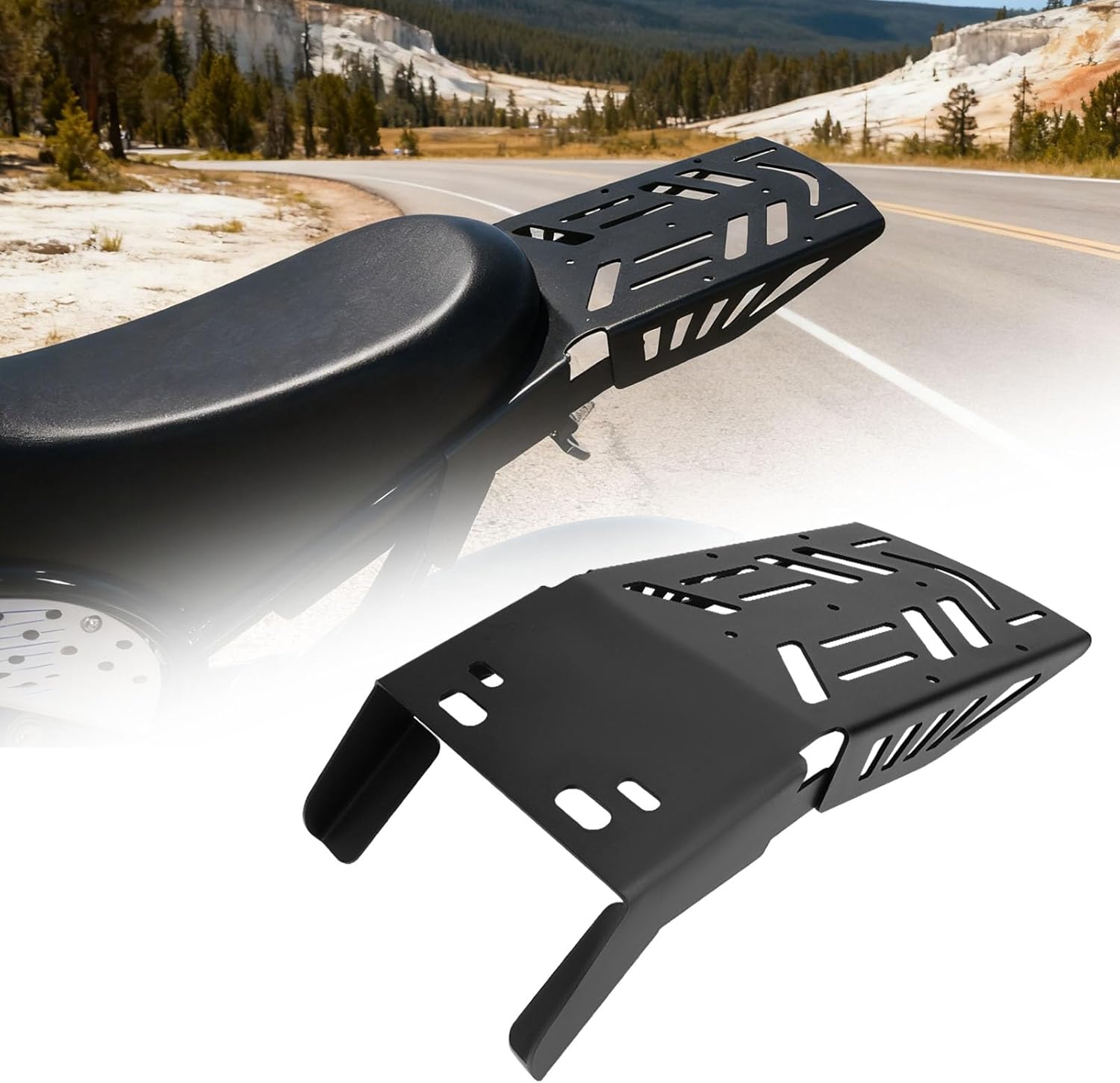 Aluminum Rear Bike Rack for Ridstar Q20 Electric Bike – Heavy-Duty Cargo Luggage Rack, Durable E-Bike Rear Mount Carrier Accessory