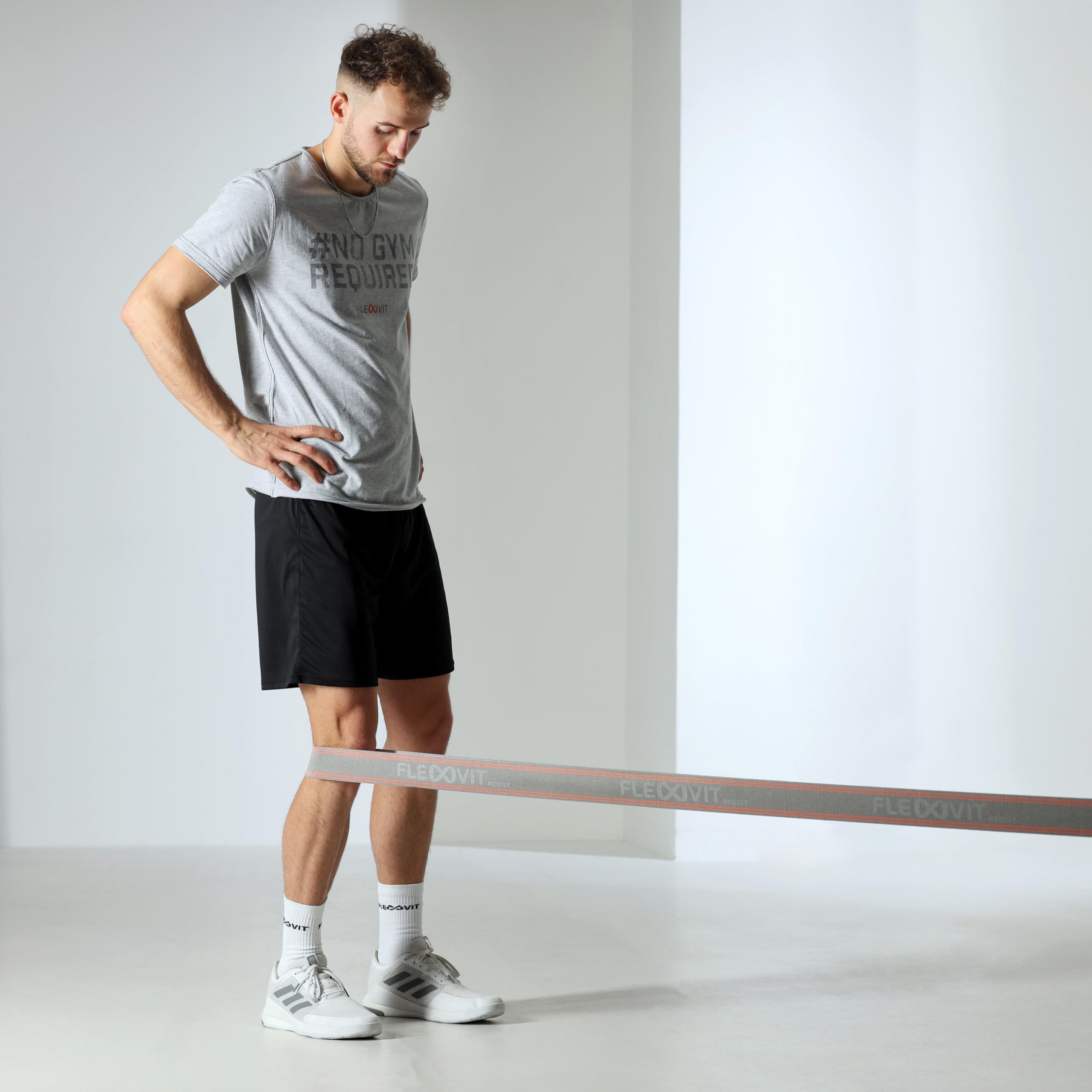 FLEXVIT Resist Band - Fitnessband voor effectieve totale lichaamstraining, 4 sterktes