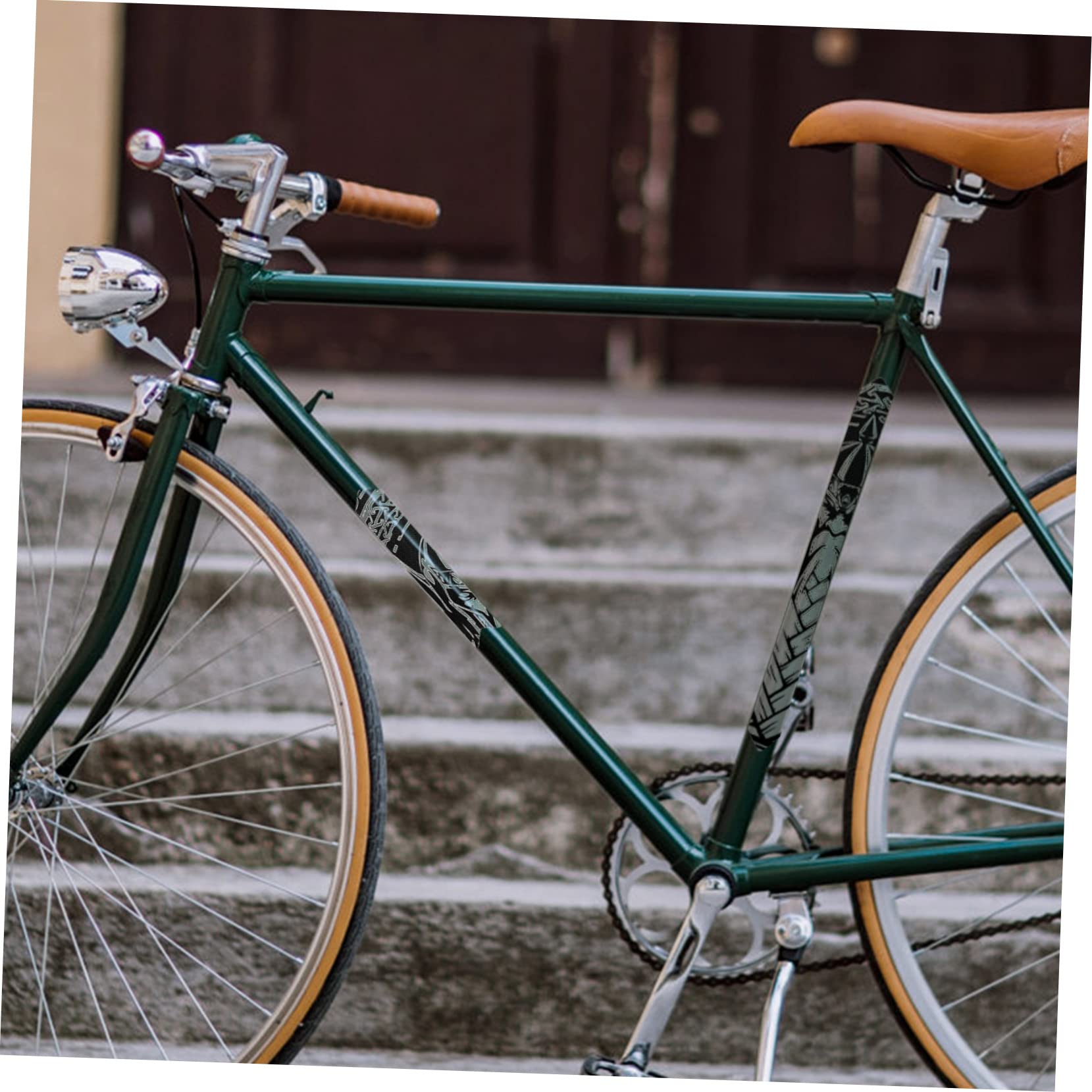 YARNOW 3pièces Film Transparent pour Cadre De Vélo Autocollant Aux Rayures pour Et Étanche Compatible avec Types De Vélos