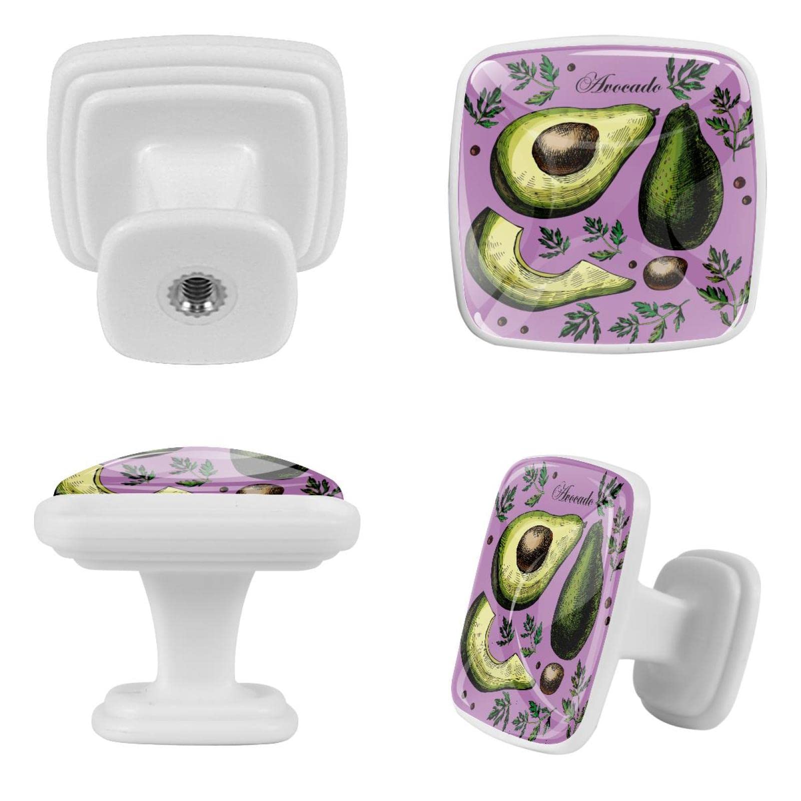 Boutons d'armoires de cuisine avocat vintage boutons de commode et poignées de tiroir