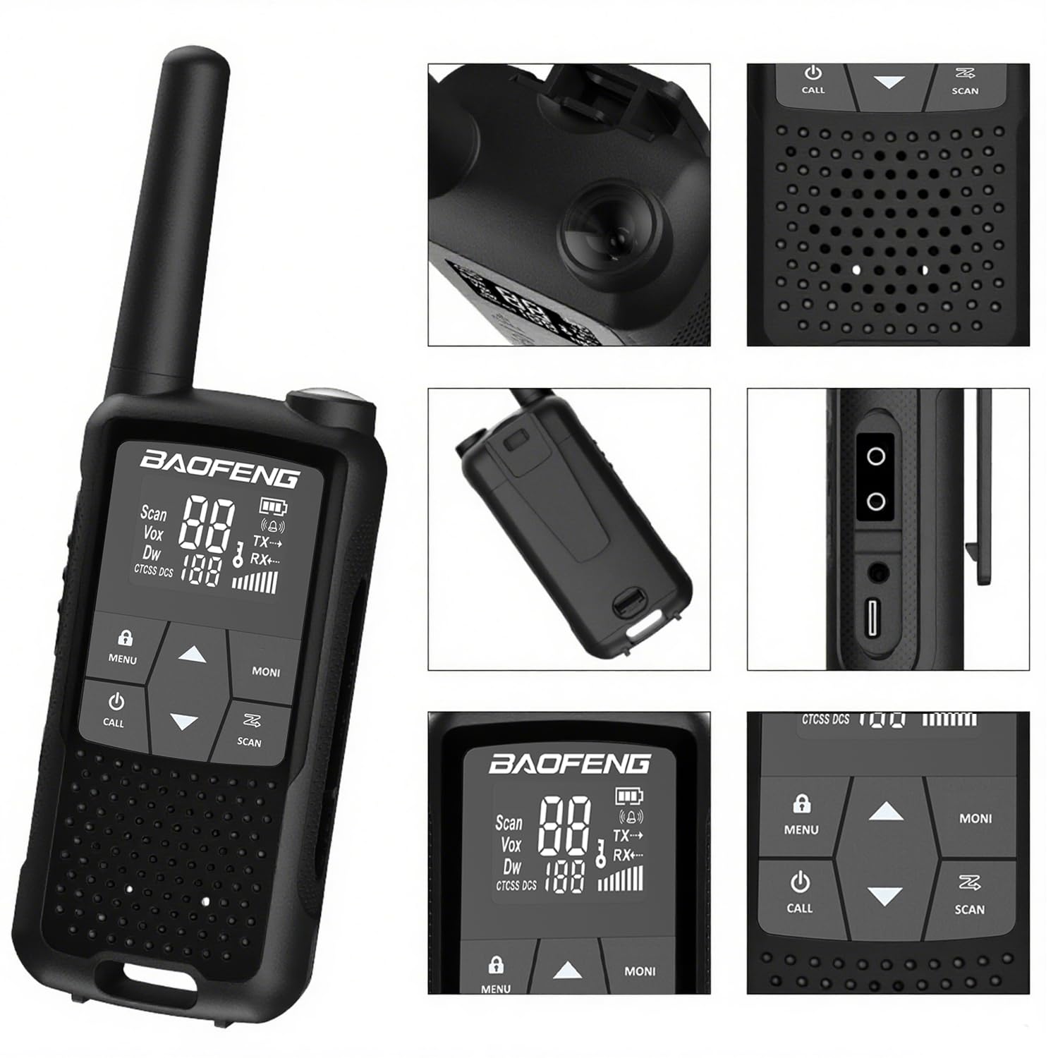 Amazon | トランシーバー 無線機 免許不要 特定小電力 充電式 簡単操作