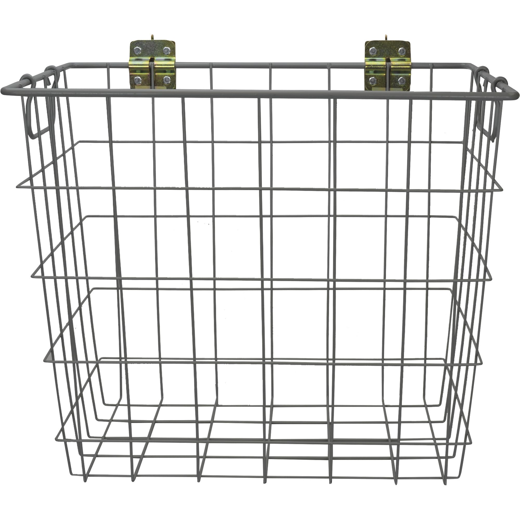 CargoSmart Large Wire Track Basket - 20in.W x 12in.D x 18in.H, Coated Steel, for E-Track and X-Track