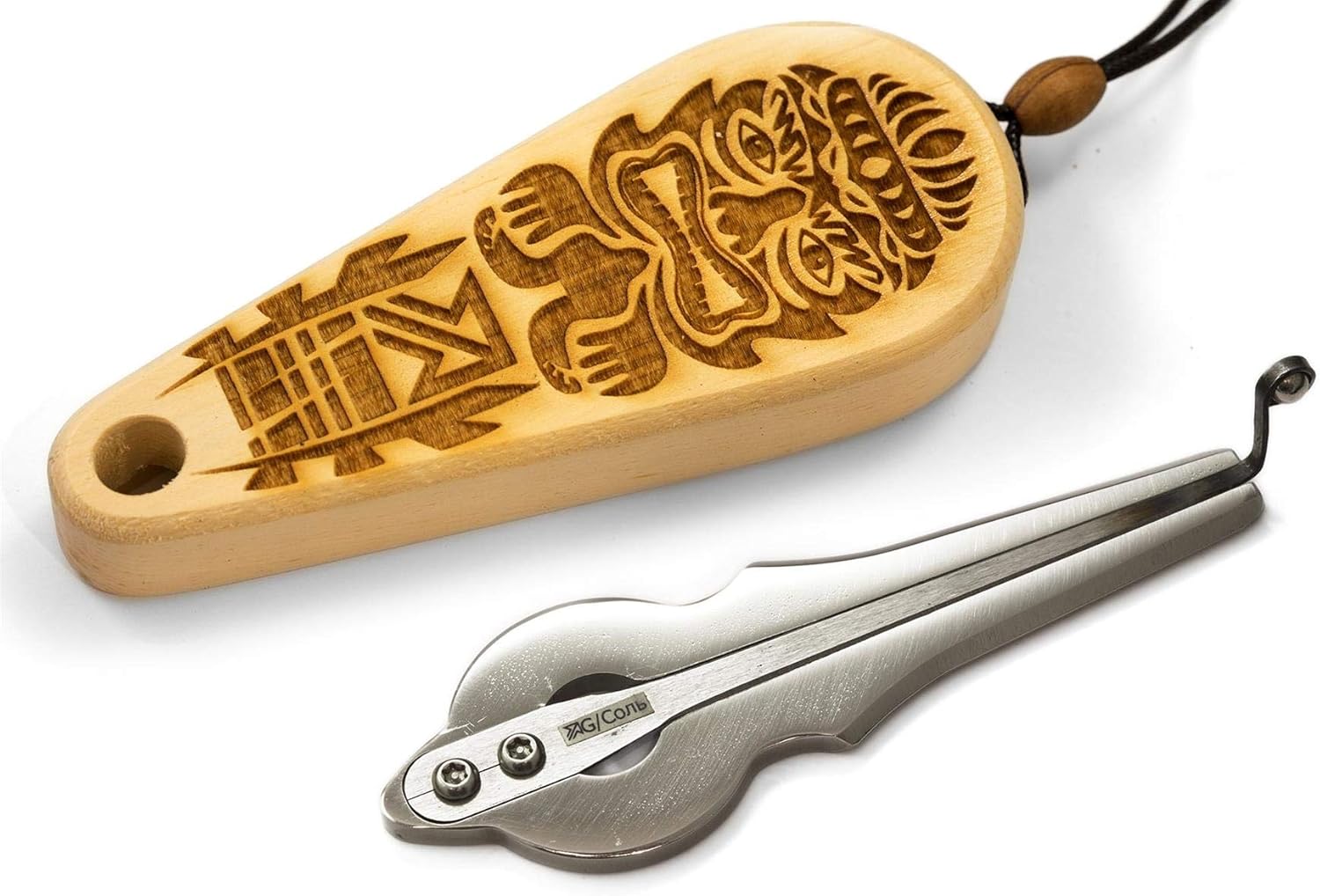 Oberton Pro “Kyshtym” Jaw Harp. Best BASS Overtone Musical Instrument