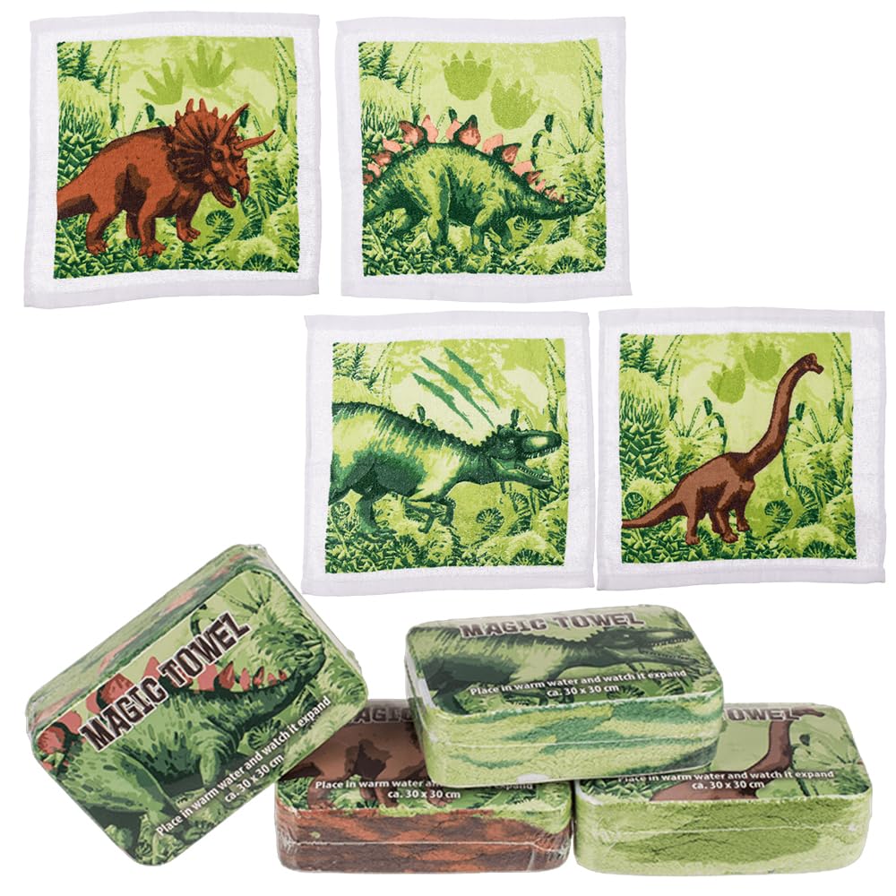 That's Crackers! World Of Dinosaurs | Magic Expanding Flannel | Little Gift | Cracker Filler