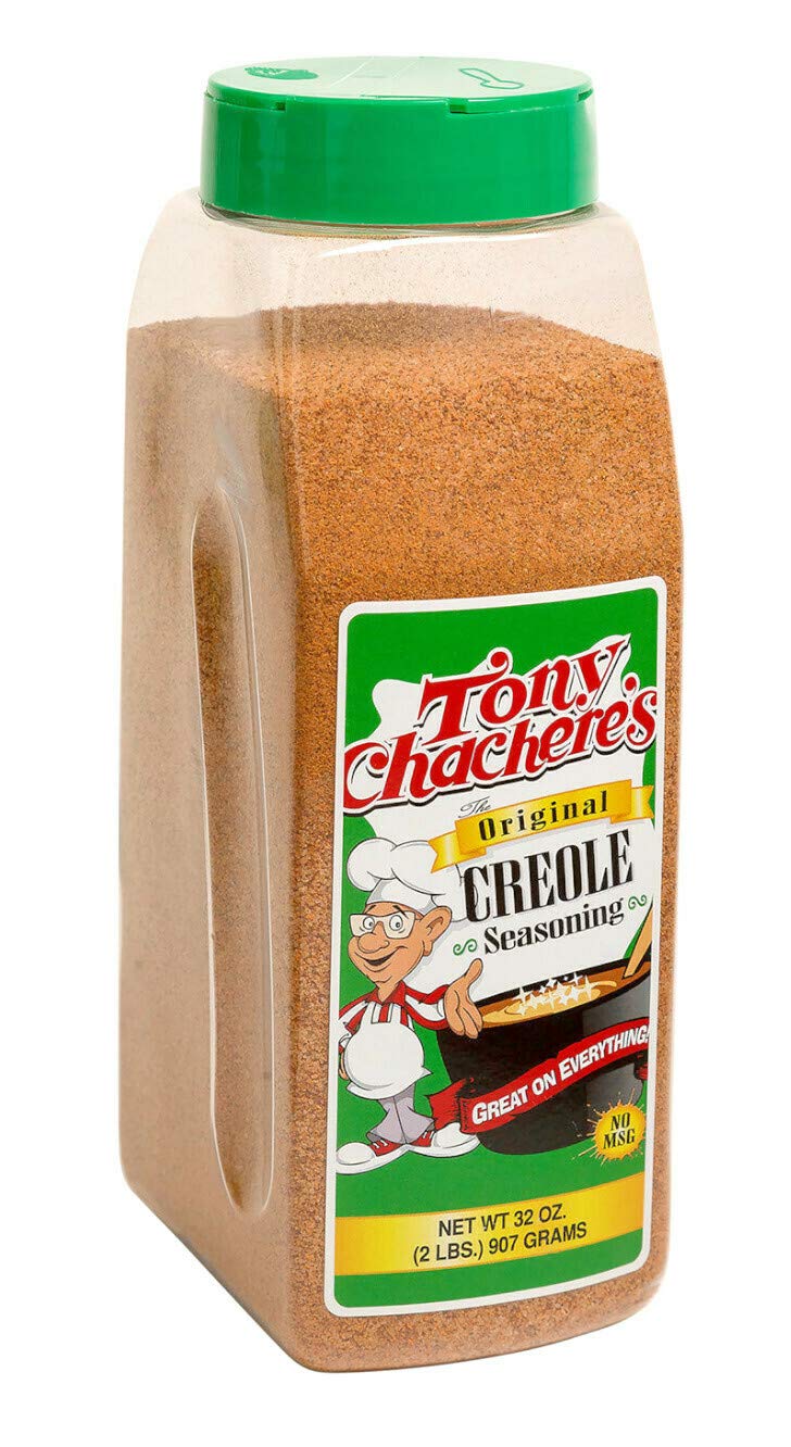 Tony Chachere's Creole Seasoning 32oz (2 Pack with No Salt Packet)