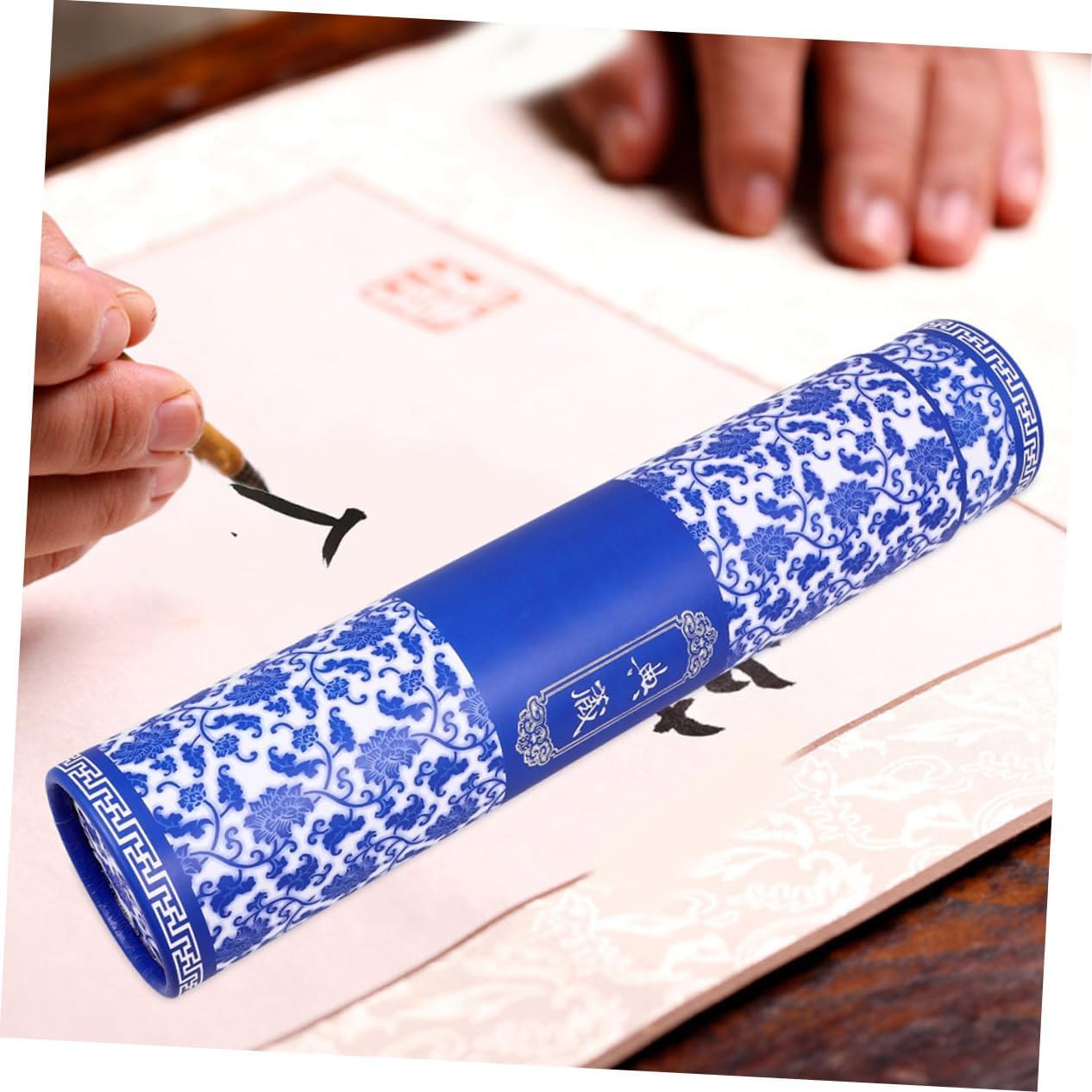 Homoyoyo 2pcs Expandable Poster Tube for Artworks Storage Adjustable Drawing Tube for Secure Mailing Organization and Porcelain Design