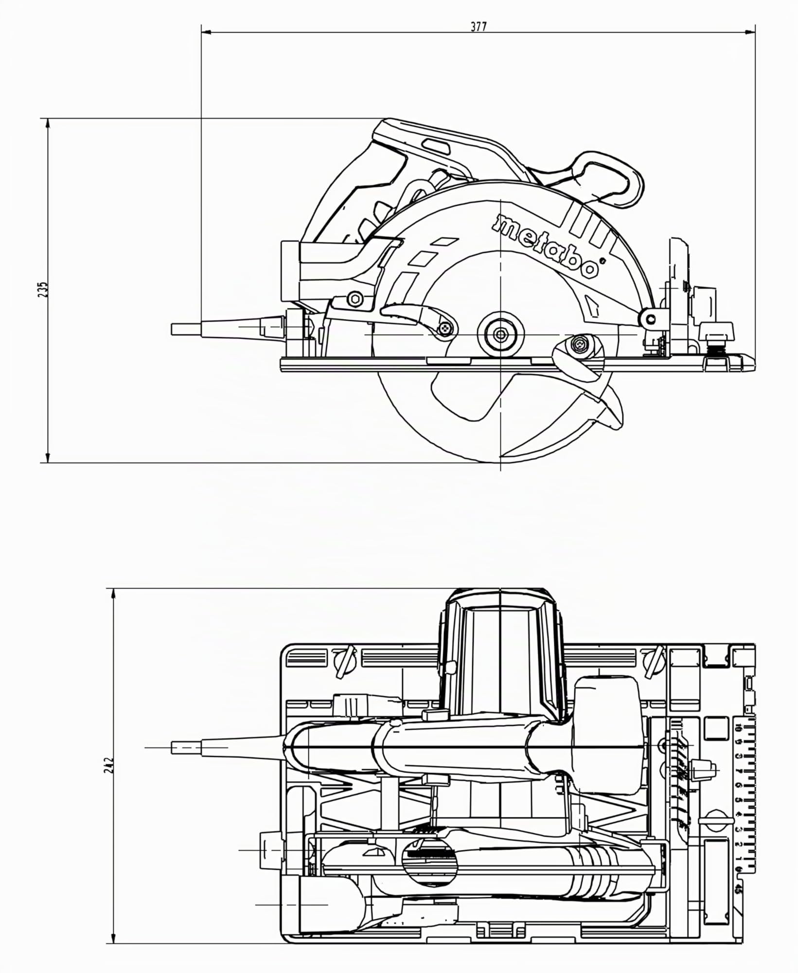 Metabo - Scie circulaire à Main KS 55 FS - 600955700