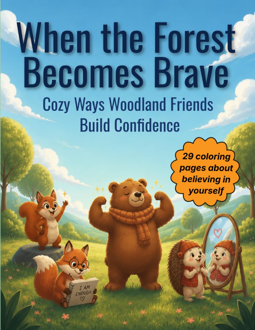 When the Forest Becomes Brave: Cozy Ways Woodland Friends Build Confidence ("When the Forest..." Series, Cozy Coloring Books for Emotional Growth)