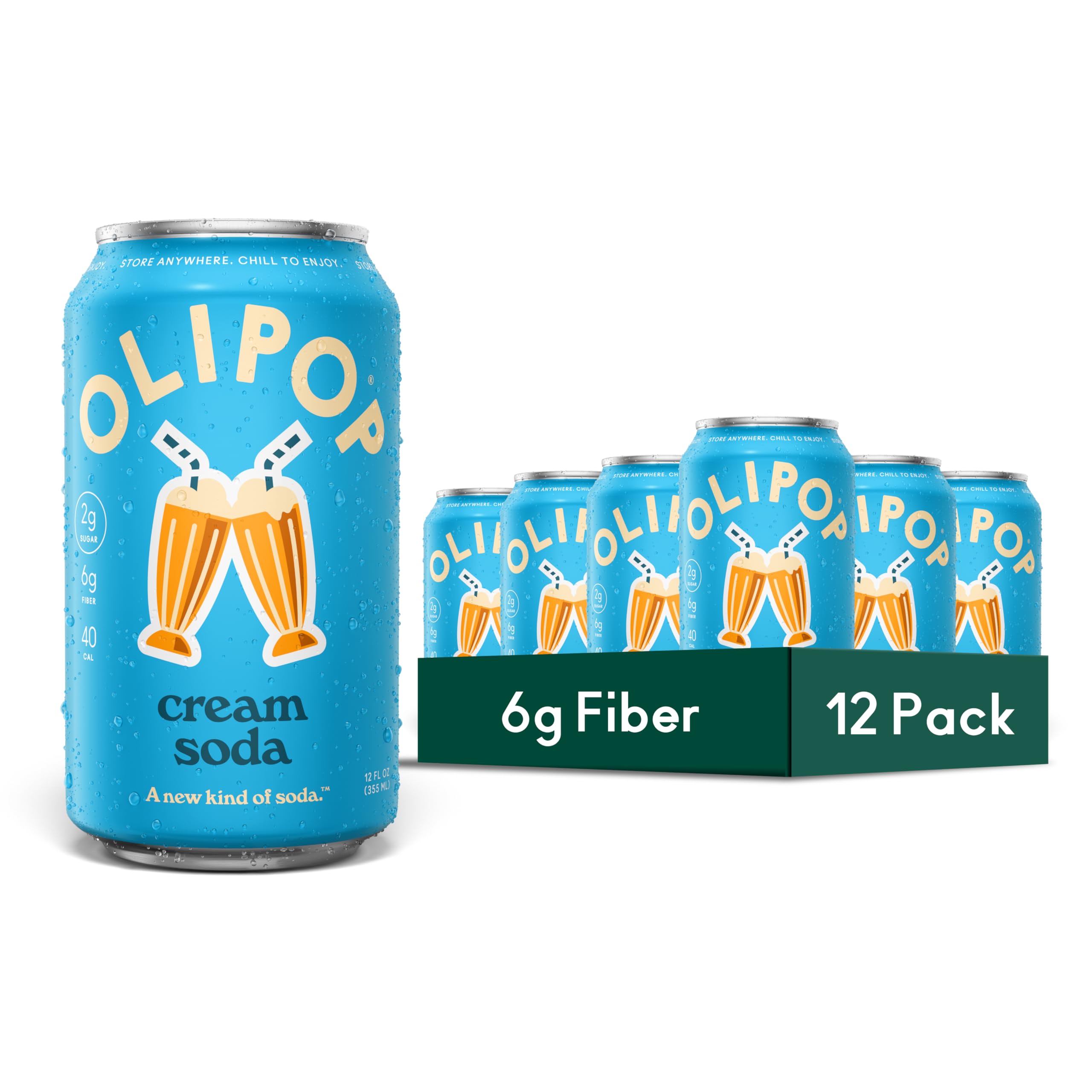 Amazon.com : OLIPOP Prebiotic Soda Pop, Cream Soda, Pantry Pack Amazon.com : OLIPOP Prebiotic Soda Pop, Cream Soda, Pantry Pack