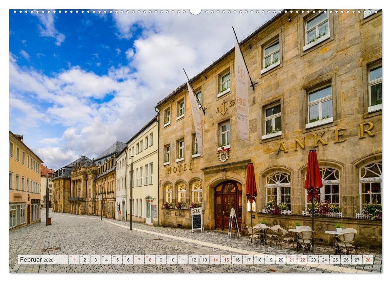 Bayreuth Impressionen (hochwertiger Premium Wandkalender 2026 DIN A2 quer), Kunstdruck in Hochglanz: Zwölf wunderschöne Bilder der Stadt Bayreuth (CALVENDO Orte)