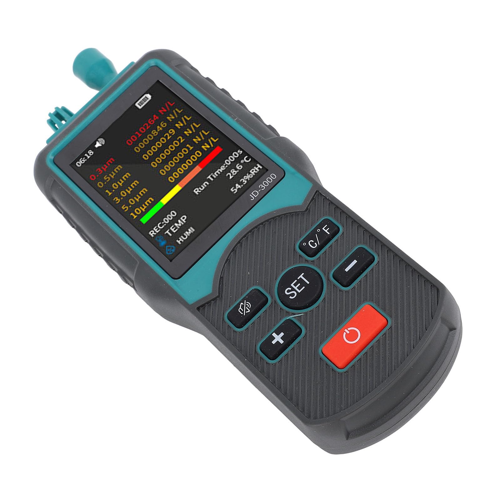 PM2.5 PM10 Dust Particle Meter Portable Air Dust Meter for Indoor Outdoor Monitoring