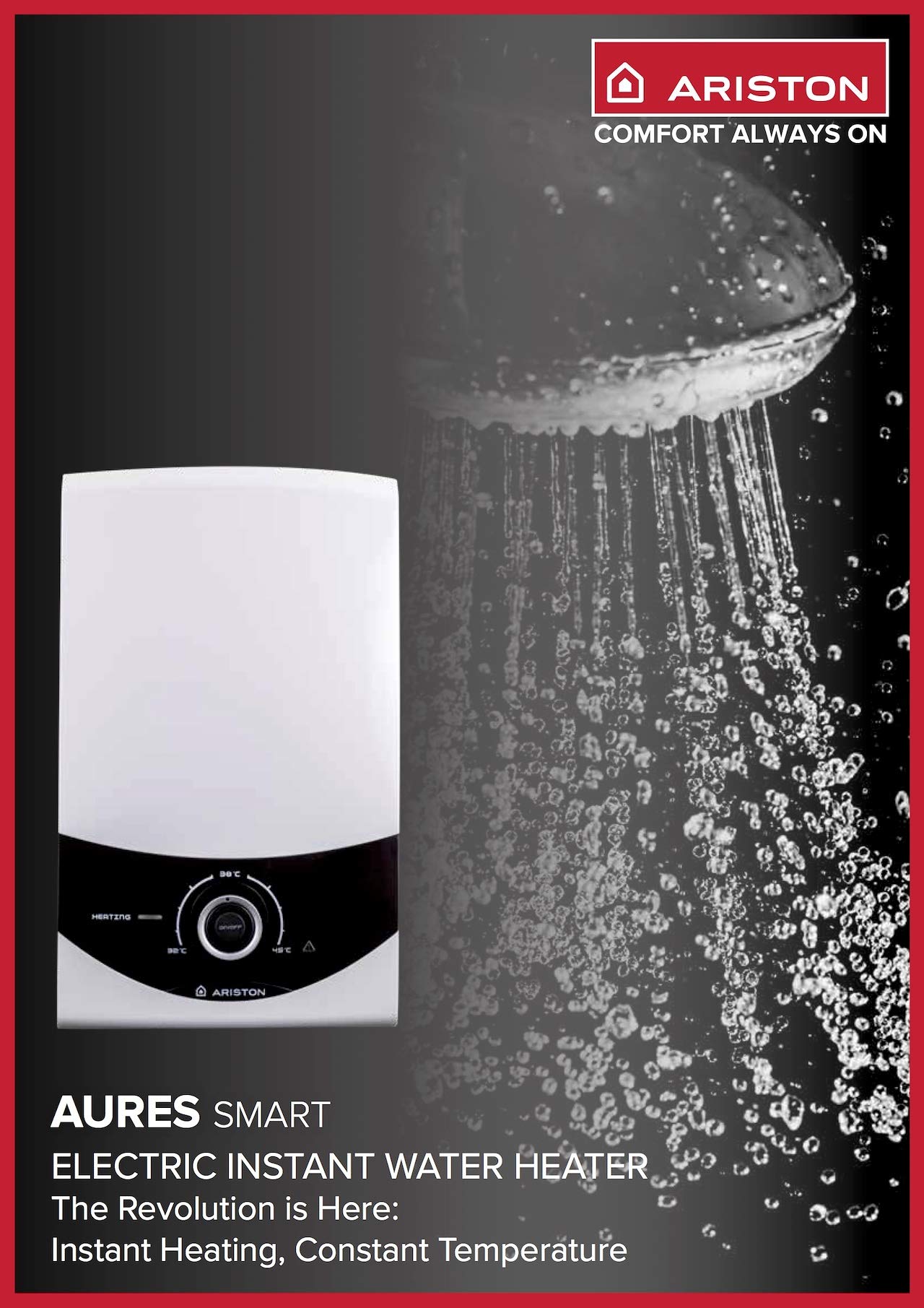 Ariston Aures Smart SMC33 Constant Temperature (Ct) Electric Instant Water  Heater : Amazon.sg: DIY u0026 Tools