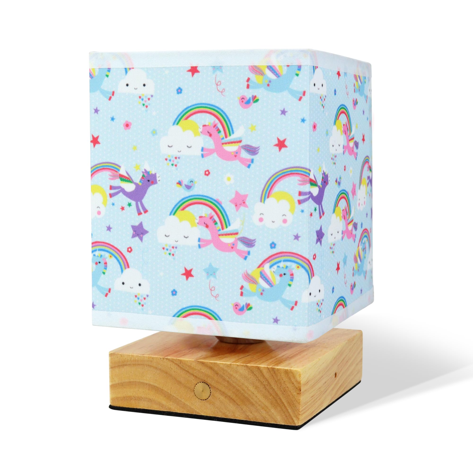 Wetry Kids Bedside Lamp Rechargeable Night Light Baby Essentials for Newborn Nursery Bedroom Decoration Table Lamps Toddler Bedside Reading Light Cordless - Image 2