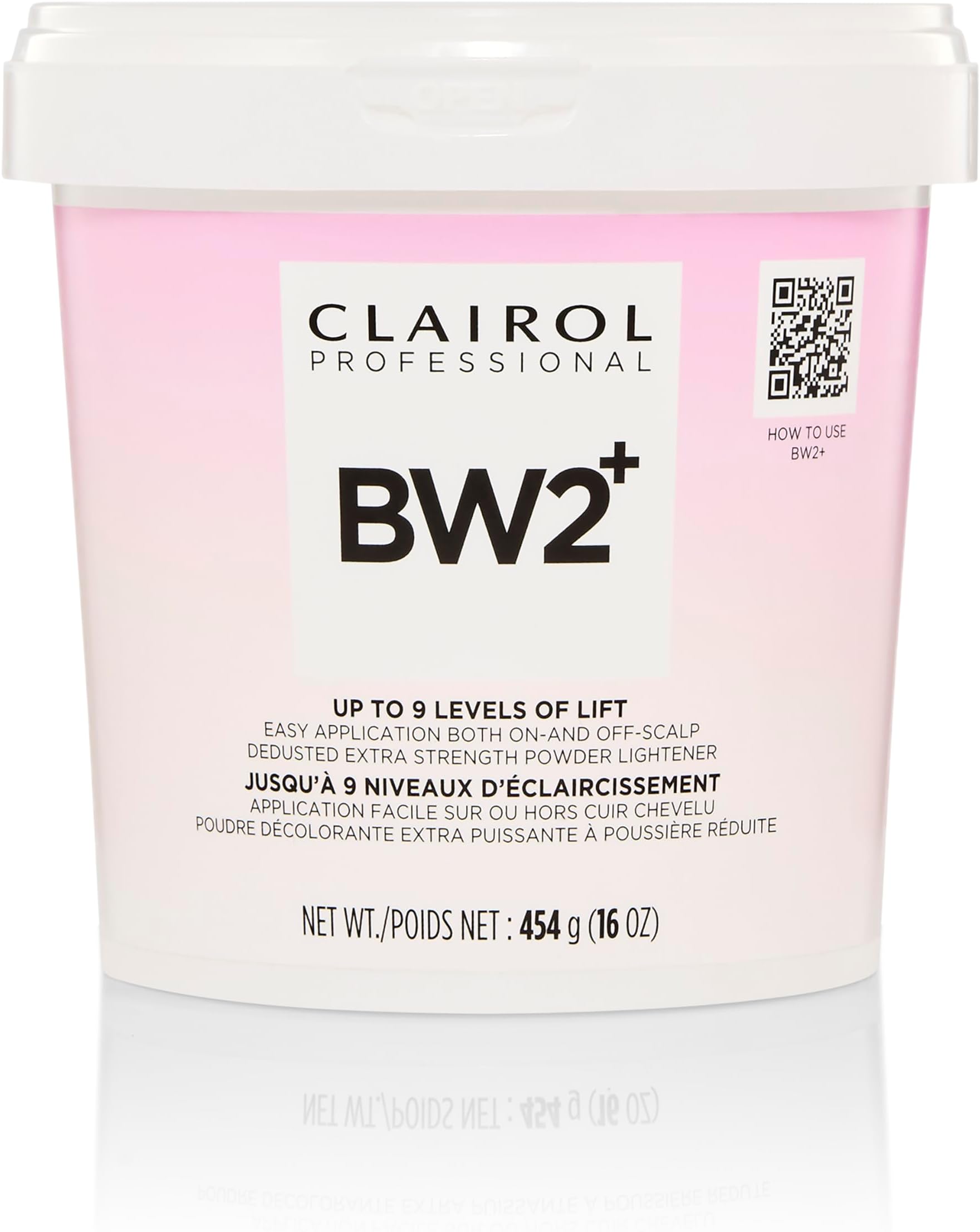 Clairol Professional BW2+ Dust Removal Extra Strength Powder Lightning for Hair Highlighters, 16 oz