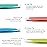 HAWATOUR Tweezers Set, 4Pcs Eyebrows Tweezers for Women, Great Precision for Ingrown Hair, Splinter, Facial Hair Removal, Multicolored