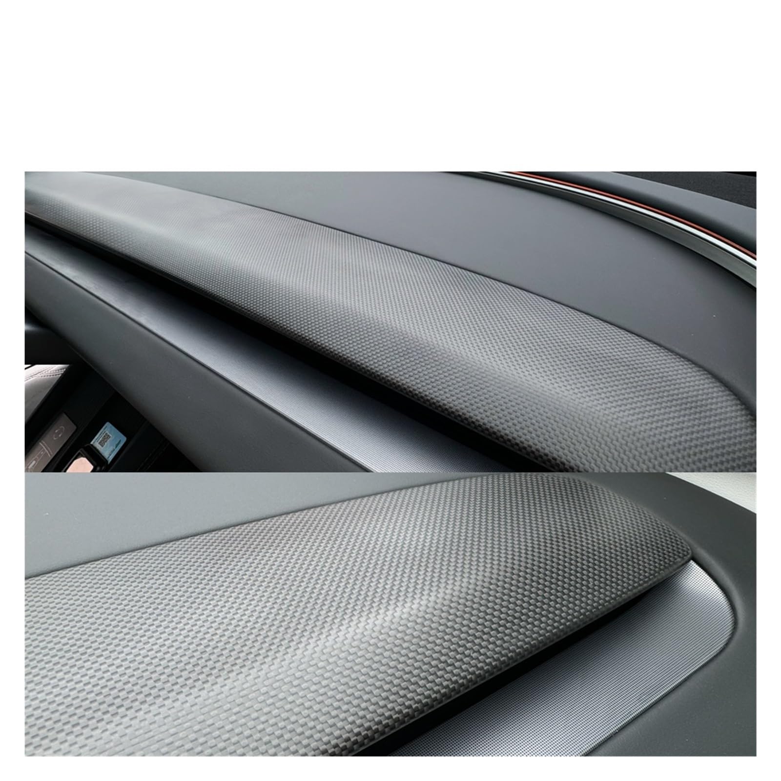 Interior Trim for New for Model Y for Juniper Interior Dashboard Panel for Tesla for Model 3 for Highland Instrument Decoration Cover Trim Sticker(1-1Genuine Dash)