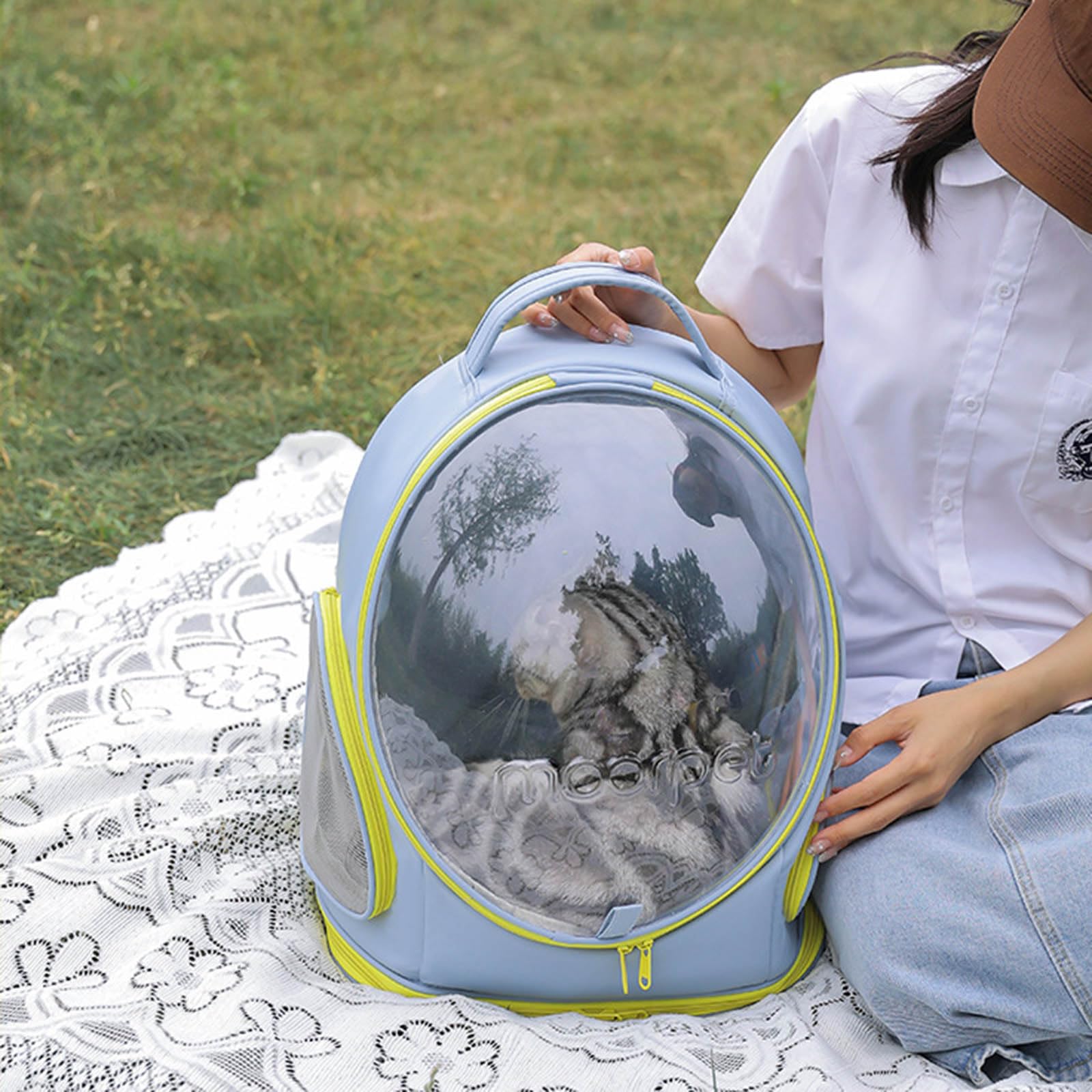 Comoda Borsa Da Viaggio Per Zaino Animali Domestici Trasporta Facilmente Tuo Peloso Durante I Viaggi Attività All'aperto Zaino Animali Domestici
