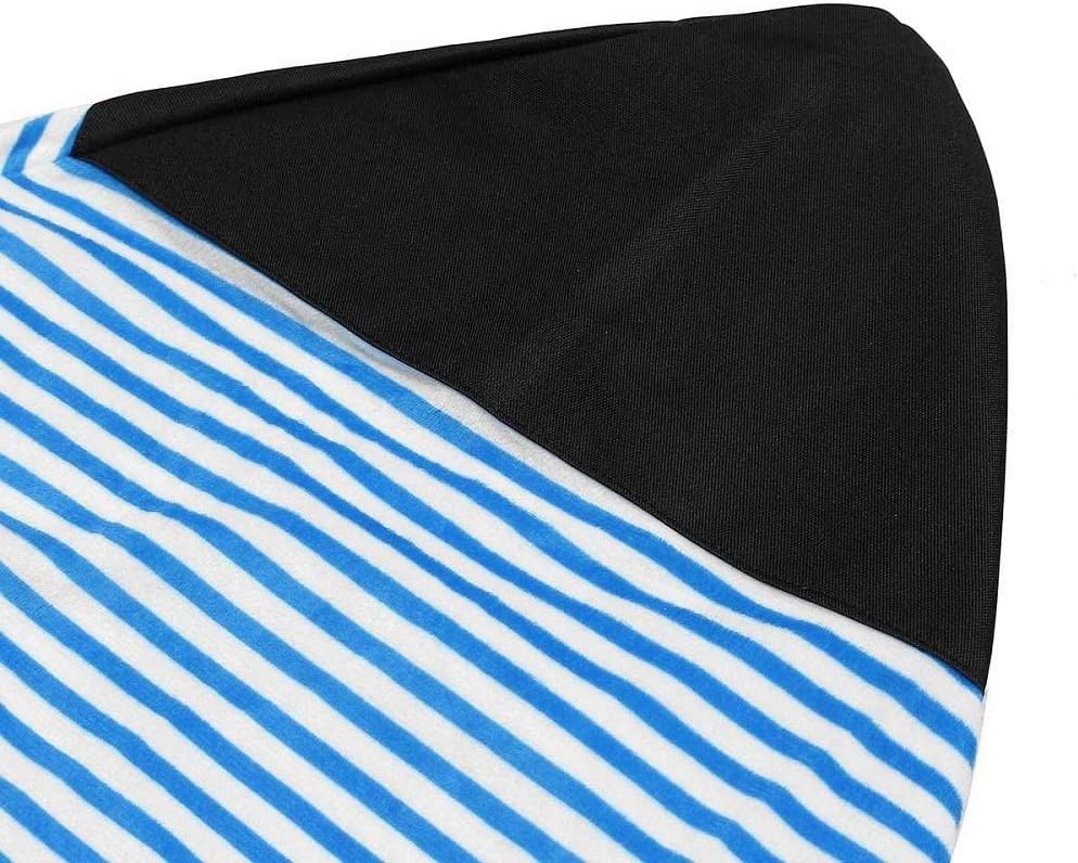 Inflatable Paddle Boards Surfboard Cover Socks 6/6.3/6.6/7ft Surf Board Protective Bag Storage Case Water Sports for Shortboard Surfing Sports Vacation Must Haves (Color : Black White 7)