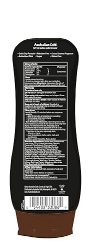 Miniatura 2 de Australian Gold Loción de protección solar con bronceador instantáneo amplio espectro resistente al agua no grasa sin oxibenzona libre de crueldad