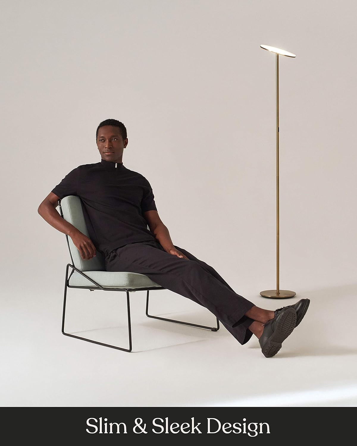 Grеаtеѕt Prоduсt Brightech Sky LED Floor lamp, Torchiere Super Bright Floor Lamp for Living Rooms & Offices - Dimmable, Tall Standing Lamp for Bedroom Reading - Gold Brass Bеѕt Quаlіtу 🔥 Brightech Sky LED Floor lamp, Torchiere Super Bright Floor Lamp for Living Rooms & Offices - Dimmable, Tall Standing Lamp for Bedroom Reading - Gold Brass