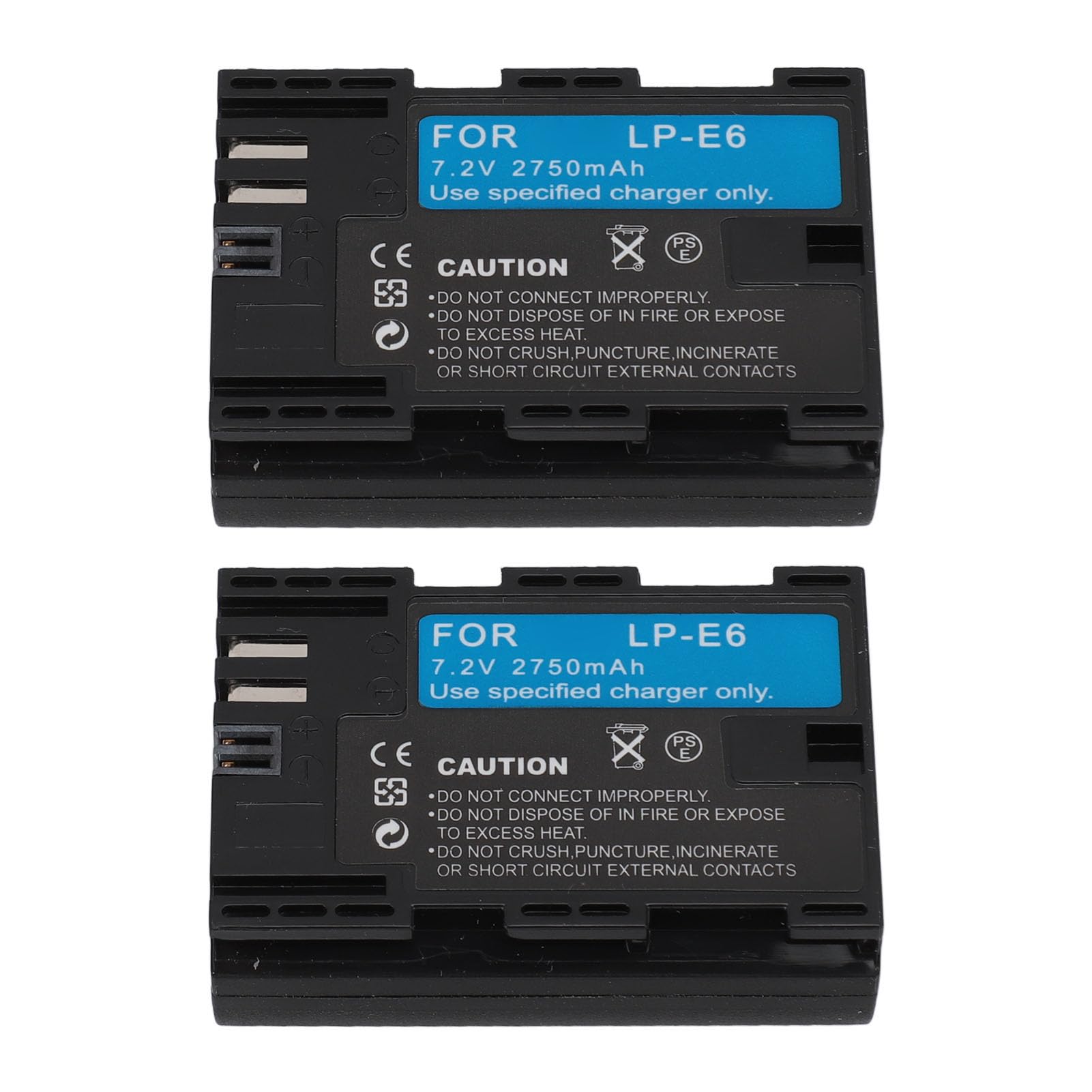 Canon Li-Ion accu voor LP-E6 / Canon/Canon EOS 7D / Canon 5D Mark II/Canon 5D / 7,4V / nieuwste infochip