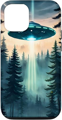iPhone 15 Pro Alien Abduction UFO Space Ship UAP Flying Saucer Case