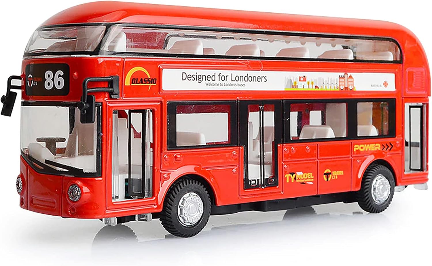 Morytrade ２階建てバス おもちゃ ロンドン バス ダイキャスト ミニカー 1 50 6 レッド オープニングセール