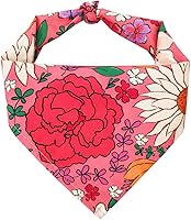 Vista 13 de Bubblepup Bandana para perros - Cómoda bufanda triangular de algodón para perros medianos y grandes