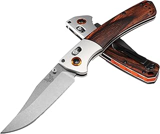 Benchmade - Crooked River 15080 EDC Knife with Wood Handle (15080-2)