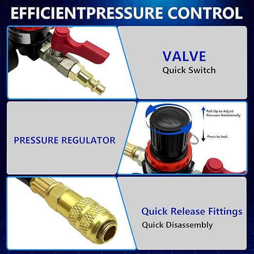 Probador de Fugas CAC para Turbo con Tapas de Aluminio 4" 3.5" 3" miniatura 6